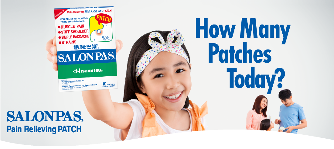 How Many Patches Today? SALONPAS® Pain Relieving PATCH